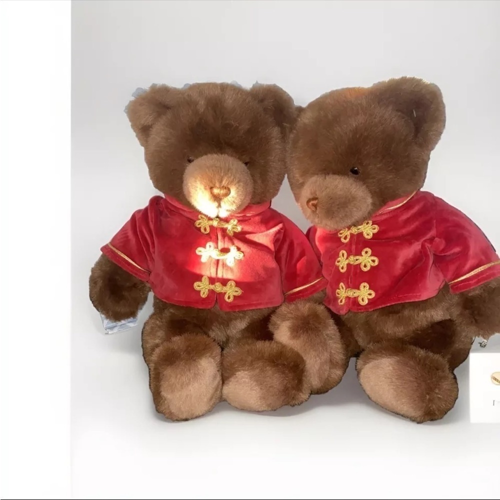 2 Vintage 2001 Lord & Taylor Gund Teddy‎ Bear
